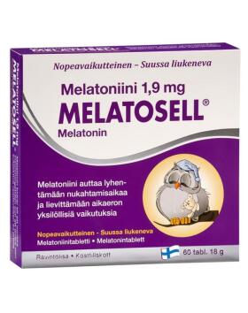 Melatosell Melatoniini 1,9 mg, 60 tabl.