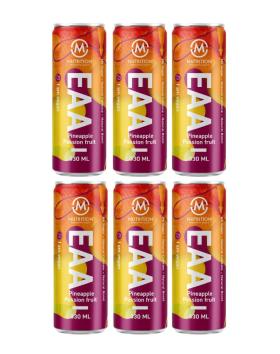 M-Nutrition EAA-valmisjuoma 6-pack, Pineapple Passion Fruit