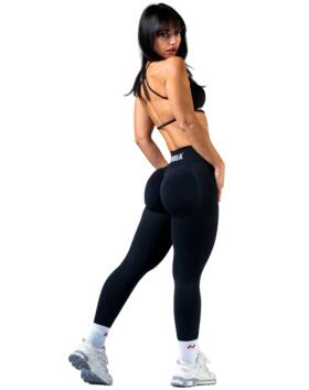 NEBBIA High Waisted Push-Up Leggings Power 888, Black