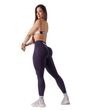 NEBBIA High Waisted Push-Up Leggings Power 888, Dark Purple