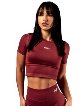 NEBBIA Seamless Short-Sleeve Top Power 891, Red
