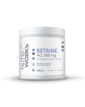 Nutri Works Betaine HCL 500 mg, 200&nbsp;g (26.12.2026)