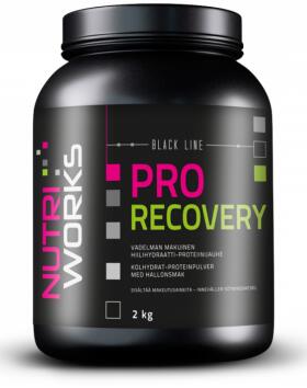 Nutri Works Black Line Pro Recovery, 1&nbsp;kg, Vadelma (10/26)