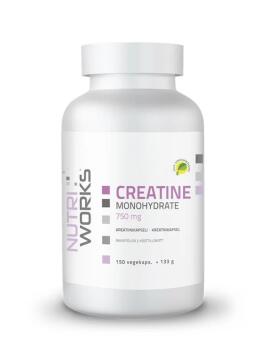 Nutri Works Creatine Monohydrate kapselit, 750 mg, 150 kaps.