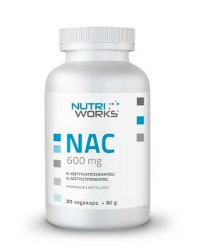 Nutri Works NAC 600 mg, 90 kaps.