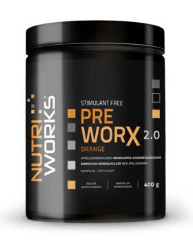 Nutri Works Pre WorX 2.0 Stimulant Free, 400&nbsp;g, Orange