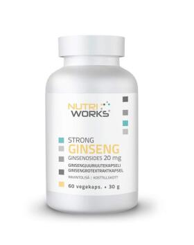 Nutri Works Strong Ginseng, 60 kaps. (27.06.2026)
