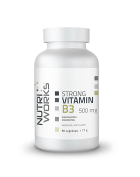 Nutri Works Strong Vitamin B3 500 mg, 90 kaps.
