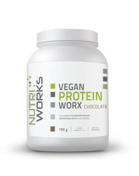 Nutri Works Vegan Protein WorX 700&nbsp;g, Chocolate (15.12.2026)