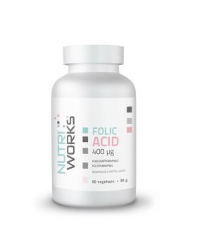 Nutri Works Folic Acid, 400 mcg, 90 kaps.