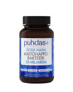 Puhdas+ Extra Vahva Maitohappobakteeri 35 miljardia, 50 kaps.
