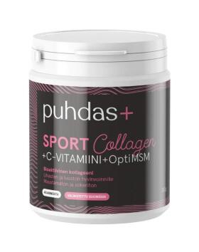 Puhdas+ Sport Kollageeni & Vitamin-C & OptiMSM, 260&nbsp;g
