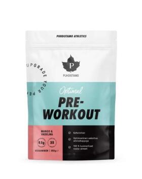 Puhdistamo Athletics Optimal Pre-Workout, 350&nbsp;g, Mango & Vadelma