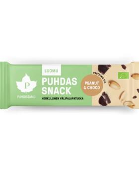 Puhdistamo Puhdas Snack™ välipalapatukka, 40&nbsp;g, Peanut & Choco