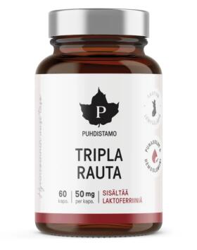 Puhdistamo Tripla Rauta, 60 kaps.