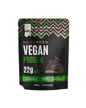Puls Advanced Vegan Protein, 500&nbsp;g, Chocolate Hazelnut