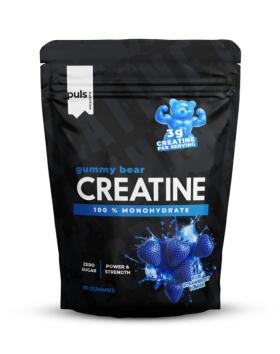 Puls Gummy Bear Creatine, Blue Strawberry, 90 kpl.