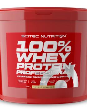 SCITEC 100% Whey Protein Professional, 4000&nbsp;g, Vanilla