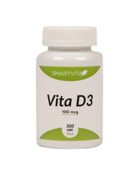 SMARTVITA Vita D3 100 mcg, 300 tabl.