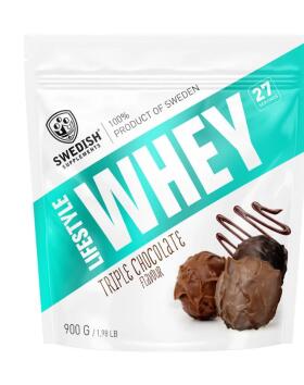 Swedish Supplements Lifestyle Whey, 900&nbsp;g, Triple Chocolate