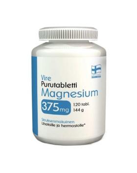 Vire Magnesium Purutabletti 375 mg, 120 tabl.