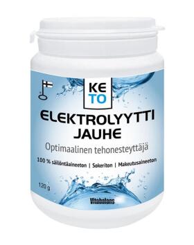 Vitabalans Elektrolyyttijauhe, 120&nbsp;g