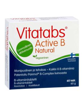 Vitatabs Active B Natural, 60 tabl.