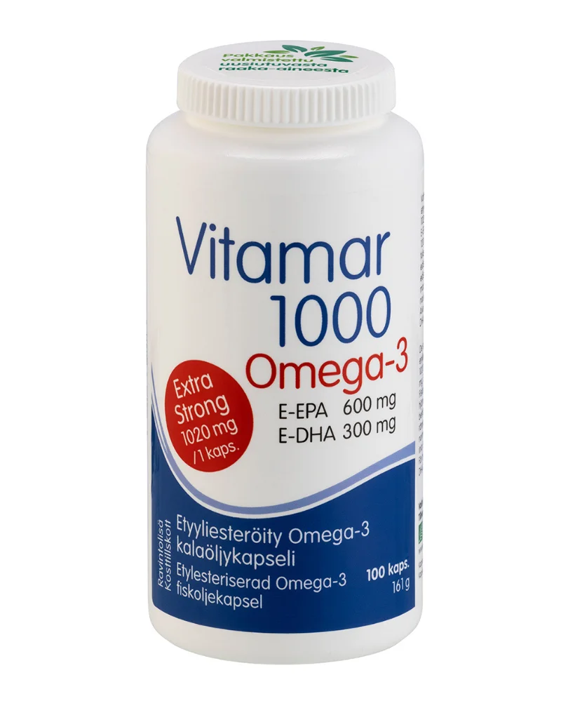 Vitamar 1000 Omega-3, 100 kaps.