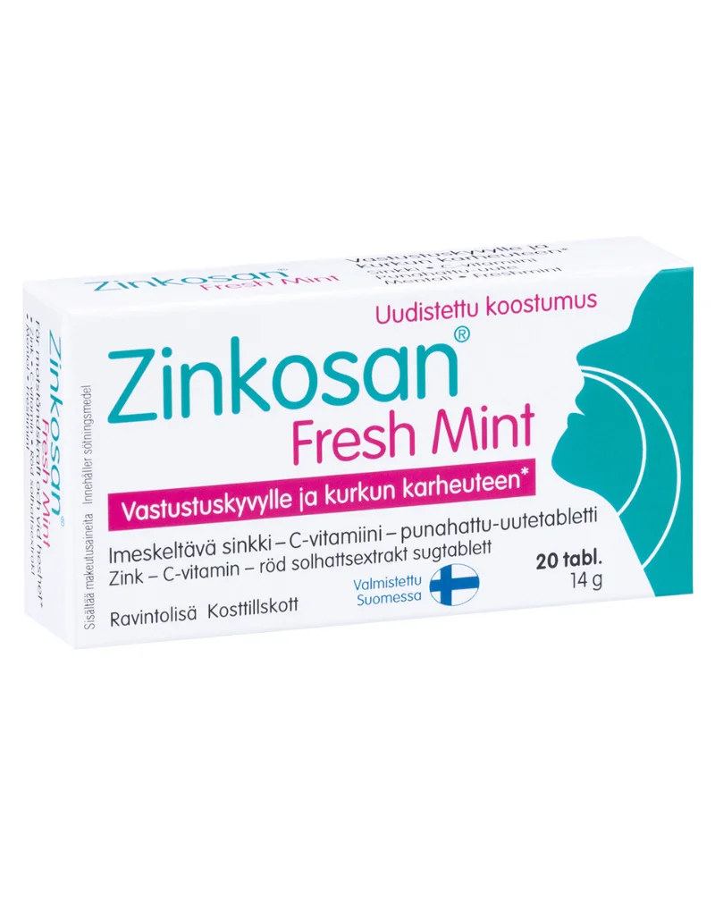 Zinkosan Fresh Mint, 20 tabl.
